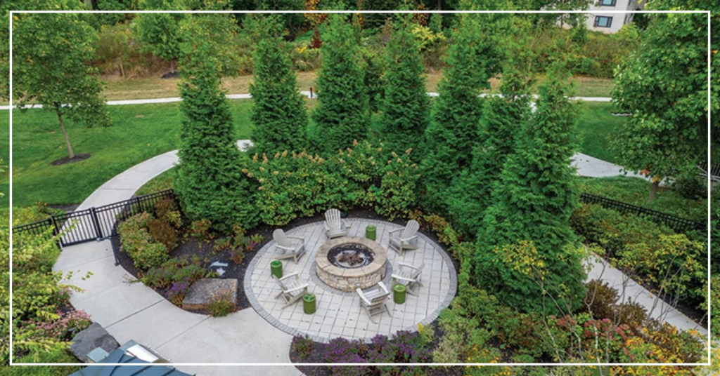 RGS and LASN - The Reserve at Maybrook outdoor space