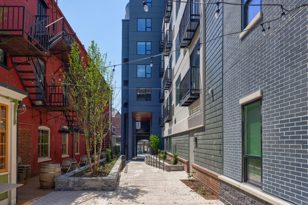 RGS Associates 118 North Prince Street landscape details